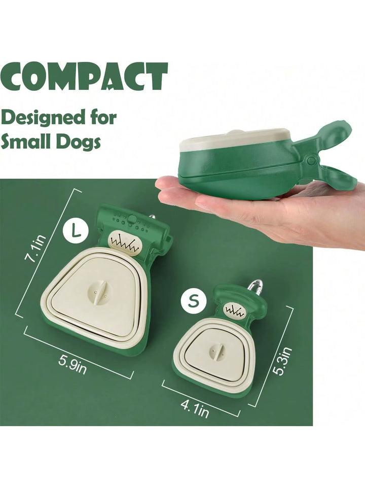 Effortless Dog Waste Cleanup: Portable Pooper Scooper with Waste Bag Attachment for On-the-Go Pet Owners
