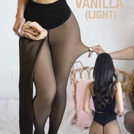 Elevate Your Style with Viral One Seam Compression Thick Tights - Cozy Fleece Leggings for a Flawless Fit