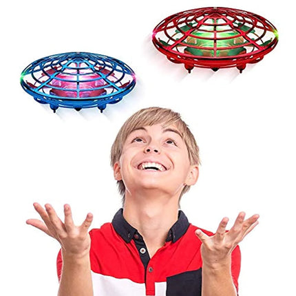 Exciting Scoot Duo Aerial Mini Drones - Hand Operated UFOs with LED Lights for Endless Fun!