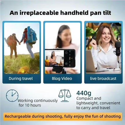 Capture Flawless Moments with the SmoothShot Pro: Your Ultimate 3-Axis Handheld Gimbal Stabilizer for Stunning Smartphone Videos - Perfect for Android & iPhone Users!