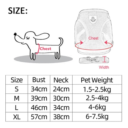 Discover the Ultimate Comfort: Adjustable Cat Harness Vest with Leash for Small and Medium Pets!