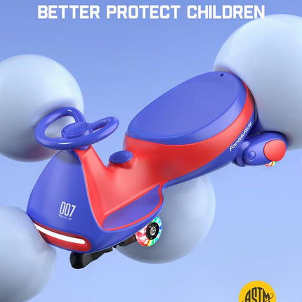 Fanttikride N7 Pedal-Powered Electric Wiggle Car - Fun Ride-On Toy for Kids!