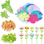 Fabric Flower Bouquets Toys DIY Craft Kits Toys for Kids Handmade Flowers Market Toy Girls Christmas Birthday Gift